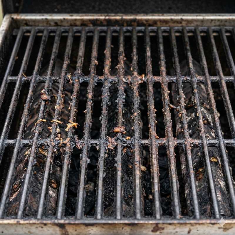 After BRASSA — clean grill