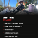 BRASSA Electric Grill  Brush